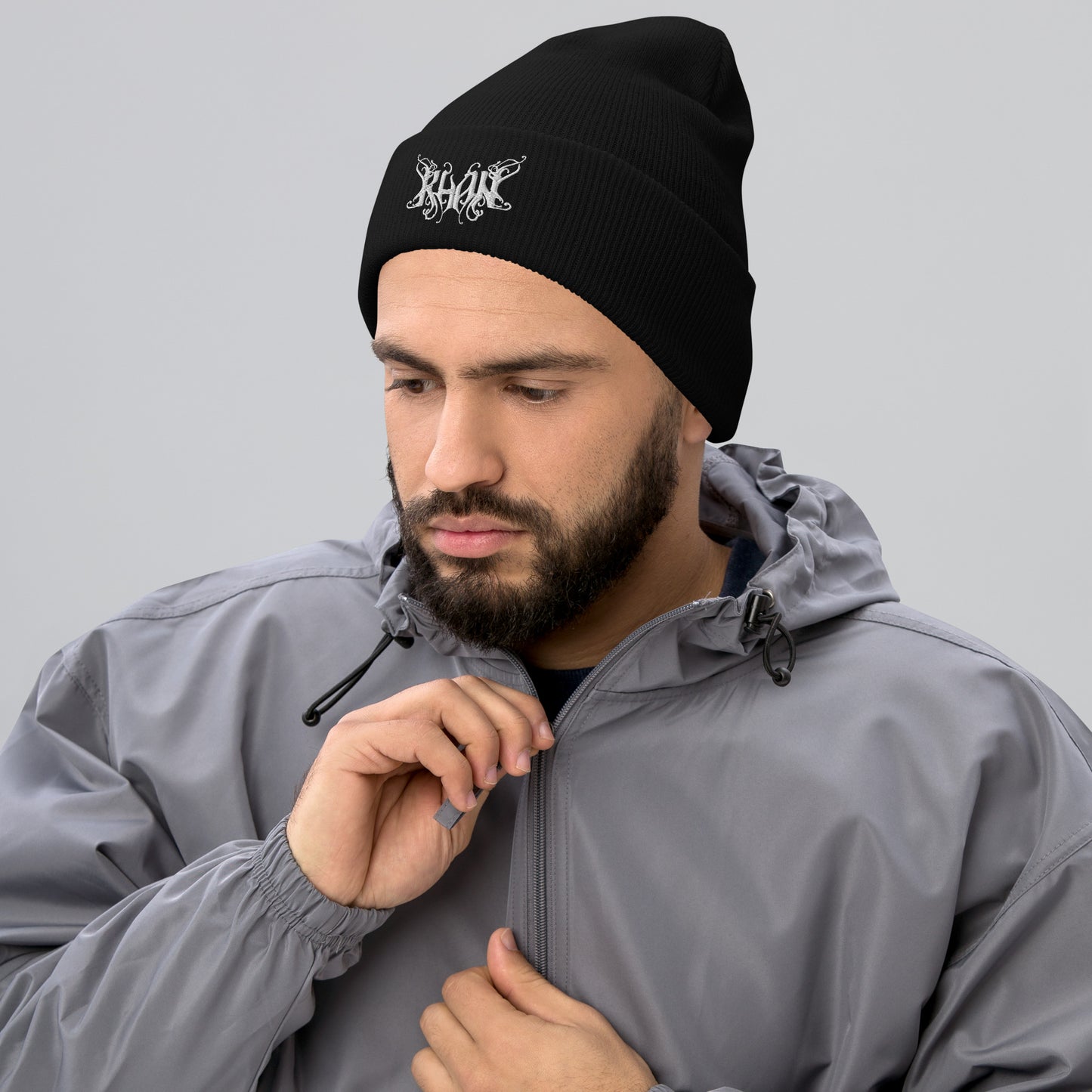 Khan - Logo Cuffed Beanie