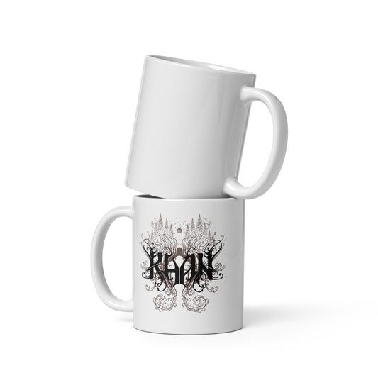 Khan - Logo White Glossy Mug