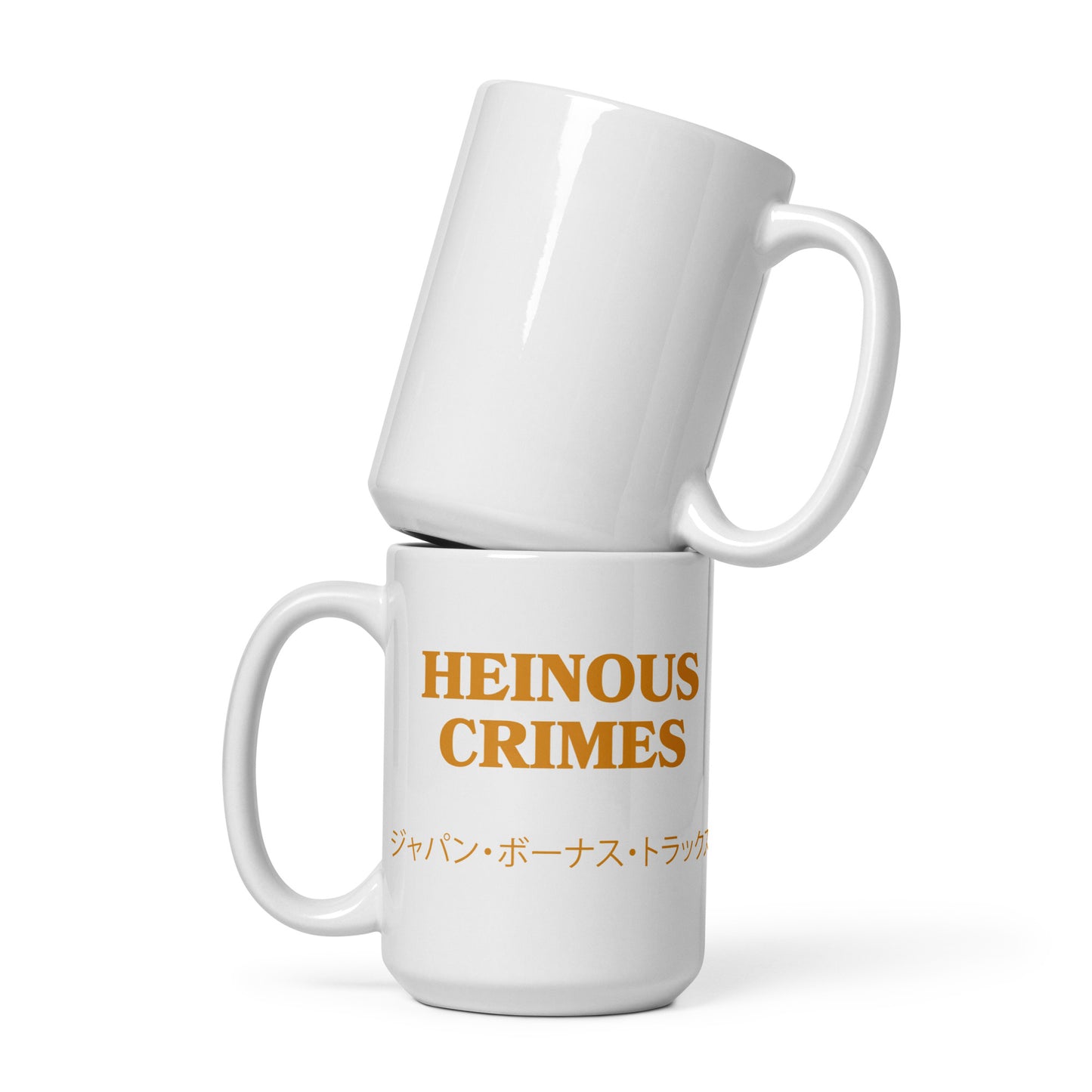 Heinous Crimes - Japan Bonus Tracks - White Glossy Mug