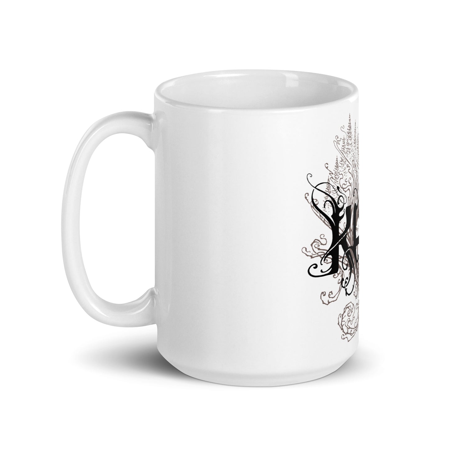 Khan - Logo White Glossy Mug